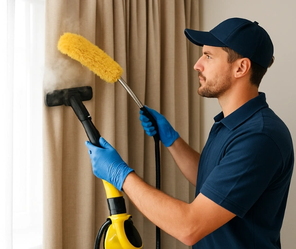 Trusted blind cleaning technician Matty Curtain Cleaning lytton QLD